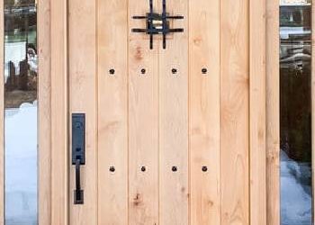 Should Custom Wood Doors Have the Same Finish on Both Sides?